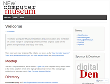 Tablet Screenshot of newcomputermuseum.org